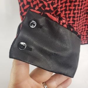 Zara Tops - Zara Woman Red Black Basket Weave Blouse Zara Tops - Zara Woman Red Black Basket Weave Blouse